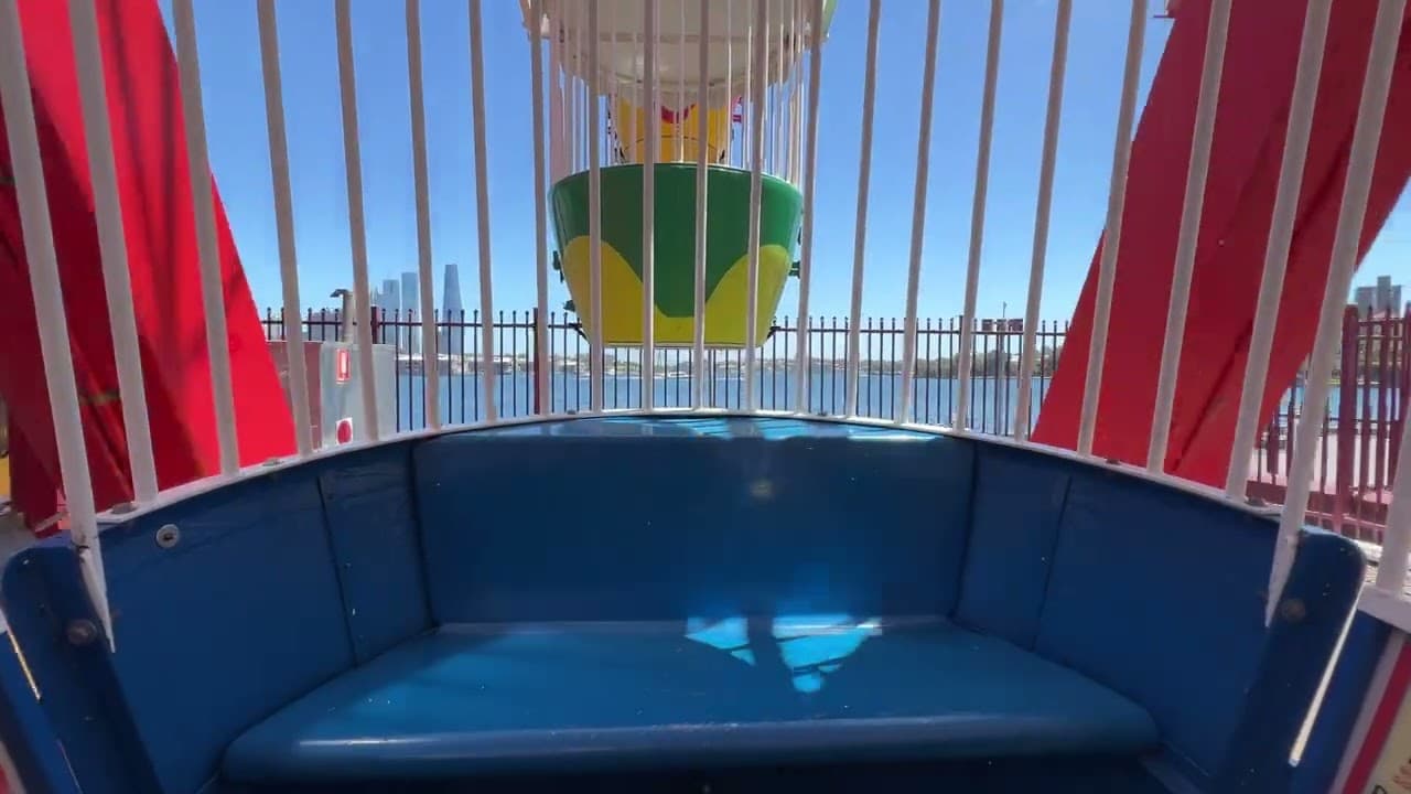 The Ferris Wheel with views of the Harbour Bridge and Opera House at Luna Park Sydney